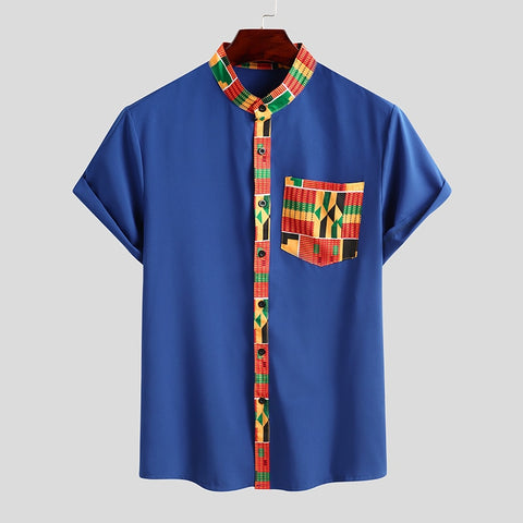 Summer Ethnic Style Printed Shirt
