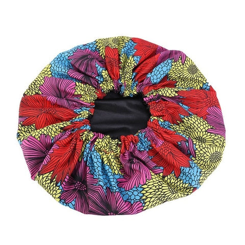 African Pattern Print Bonnet